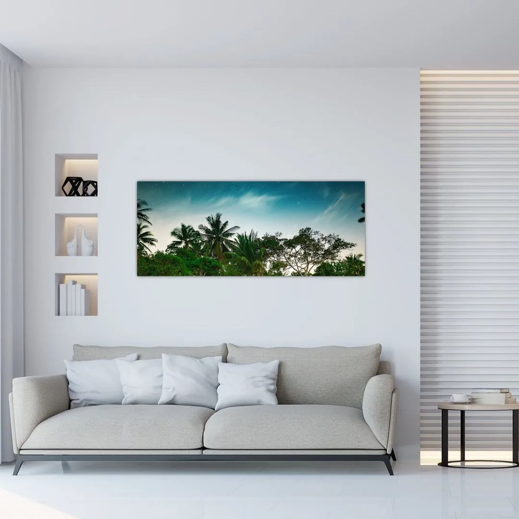 Tablou - palmierii (120x50 cm)