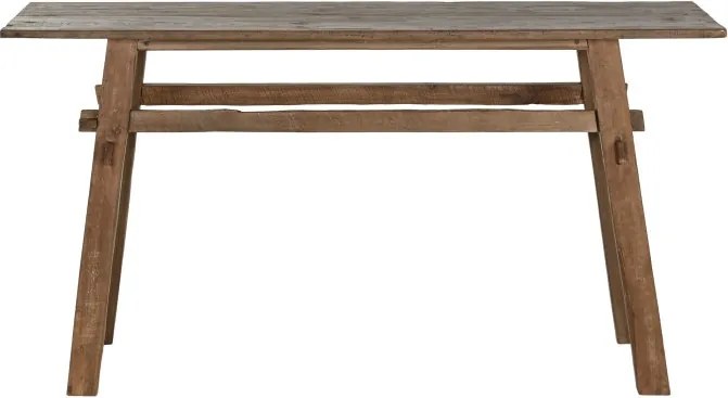 Consolă din lemn de teak reciclat, 140×40×75 cm, „Idomi"