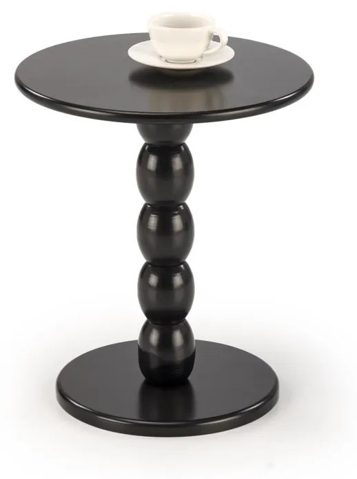 Masa de cafea rotunda Cirilla neagra ø40/h47 cm