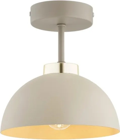 Brilagi - Plafonieră aplicată MOON 1xE27/60W/230V bej/auriu