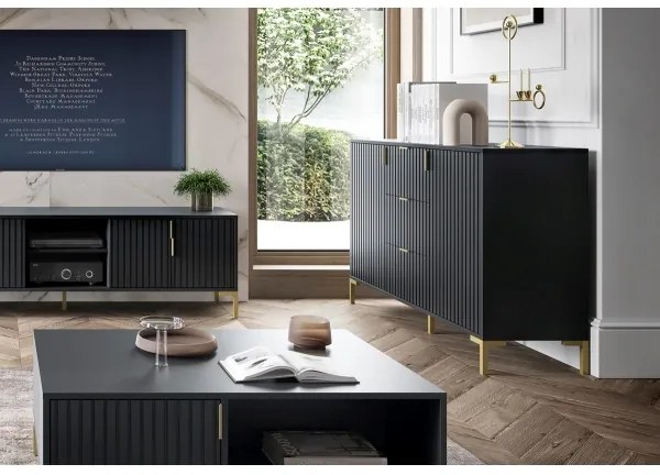 Comodă FLOP neagră