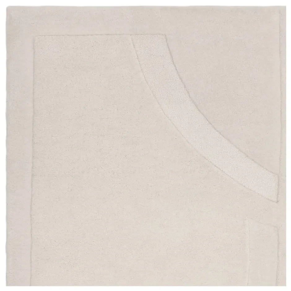 Covor alb din lână 120x170 cm Olsen – Asiatic Carpets