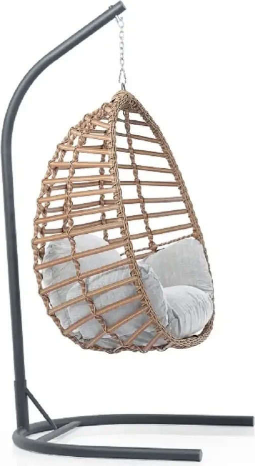 Balansoar scaun suspendat  rattan exterior interior 205x110x95 cm