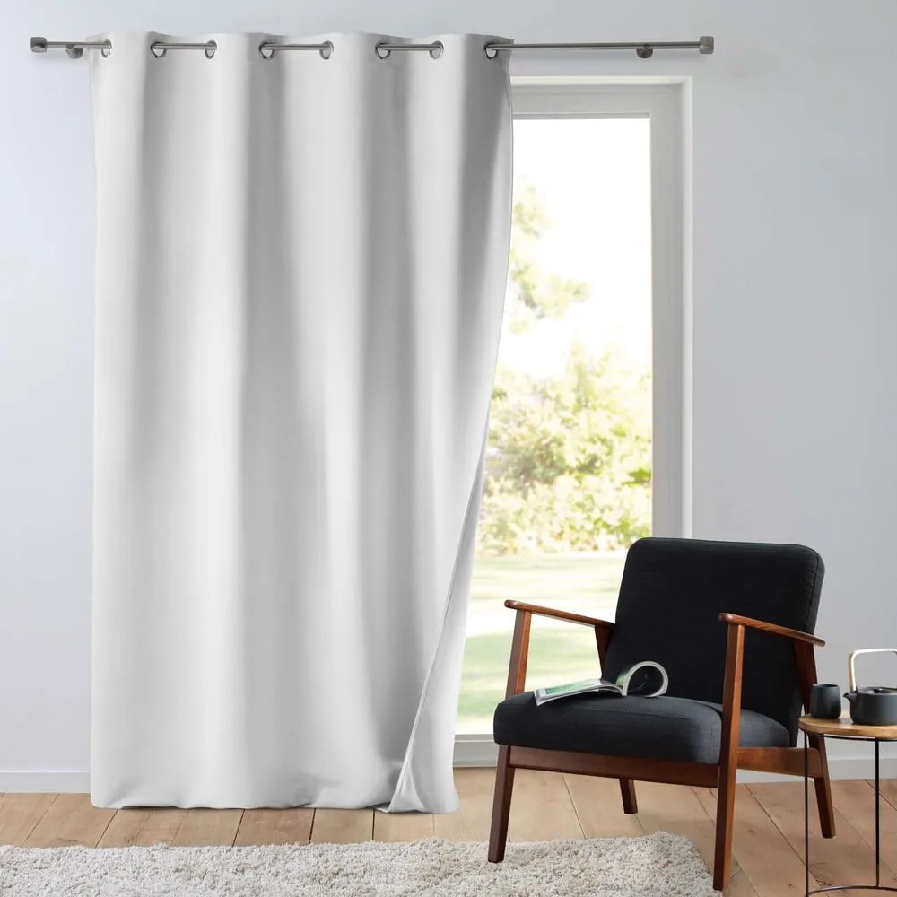 Draperie albă antifonică din microfibră 135x260 cm Micropolar – douceur d'intérieur