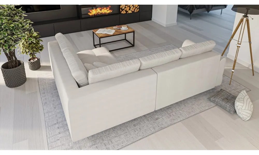 Colțar crem (pe partea dreaptă) Ariella – Ropez