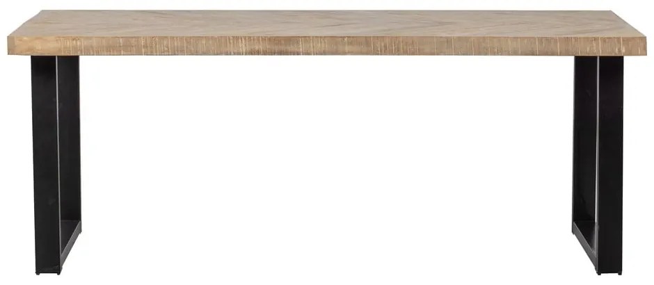 Masă dining cu blat din lemn de mango WOOOD Tablo, 180 x 90 cm