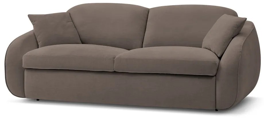 Canapea maro extensibilă 235 cm Cezanne – Bobochic Paris