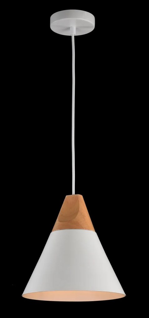 Pendul design modern Bicones alb 22