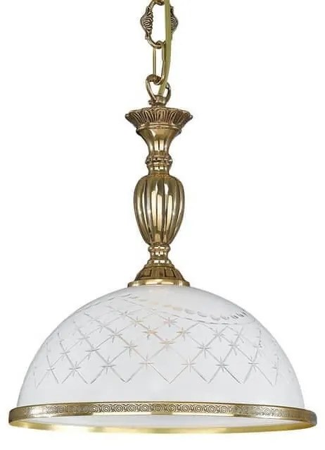Lustra / Pendul clasic alama/sticla realizat manual 7102