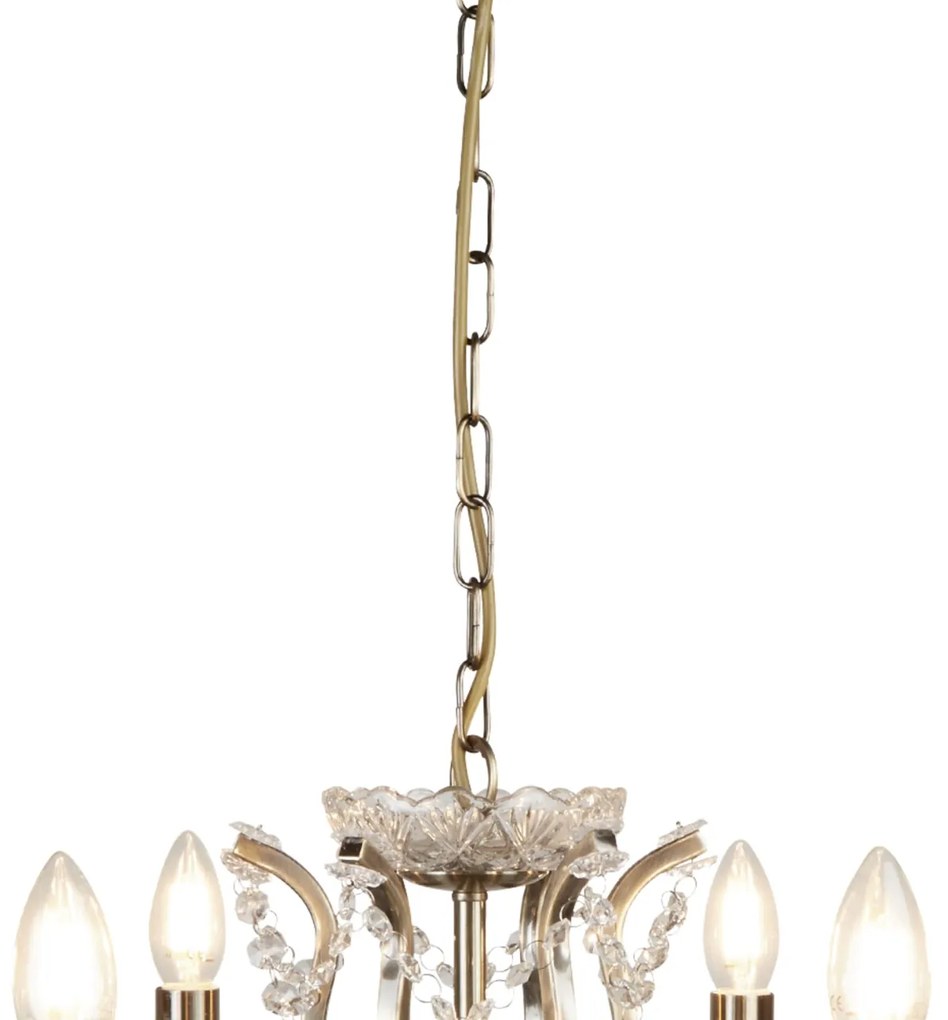 Candelabru stil clasic cu 6 brate Paris alama antic 8736-6AB SRT