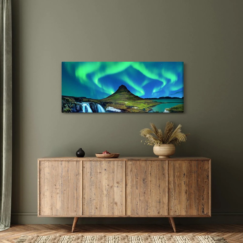 Tablou - Kirkjufell, Islanda (120x50 cm)