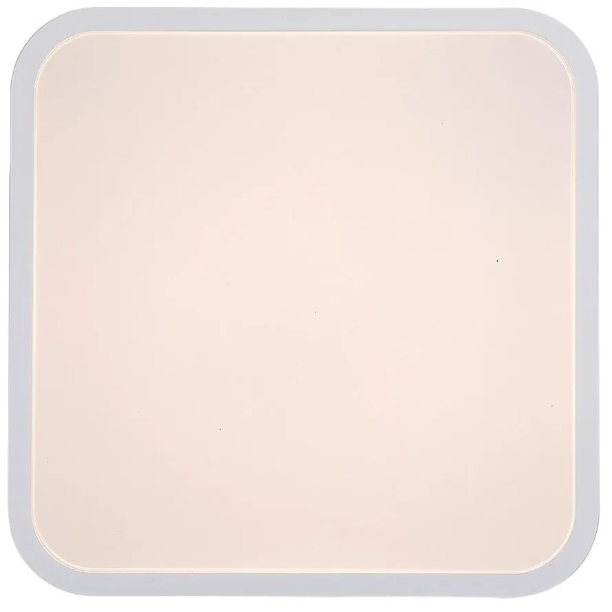Plafoniera LED baie IP44 Alenzo 29x29cm alb