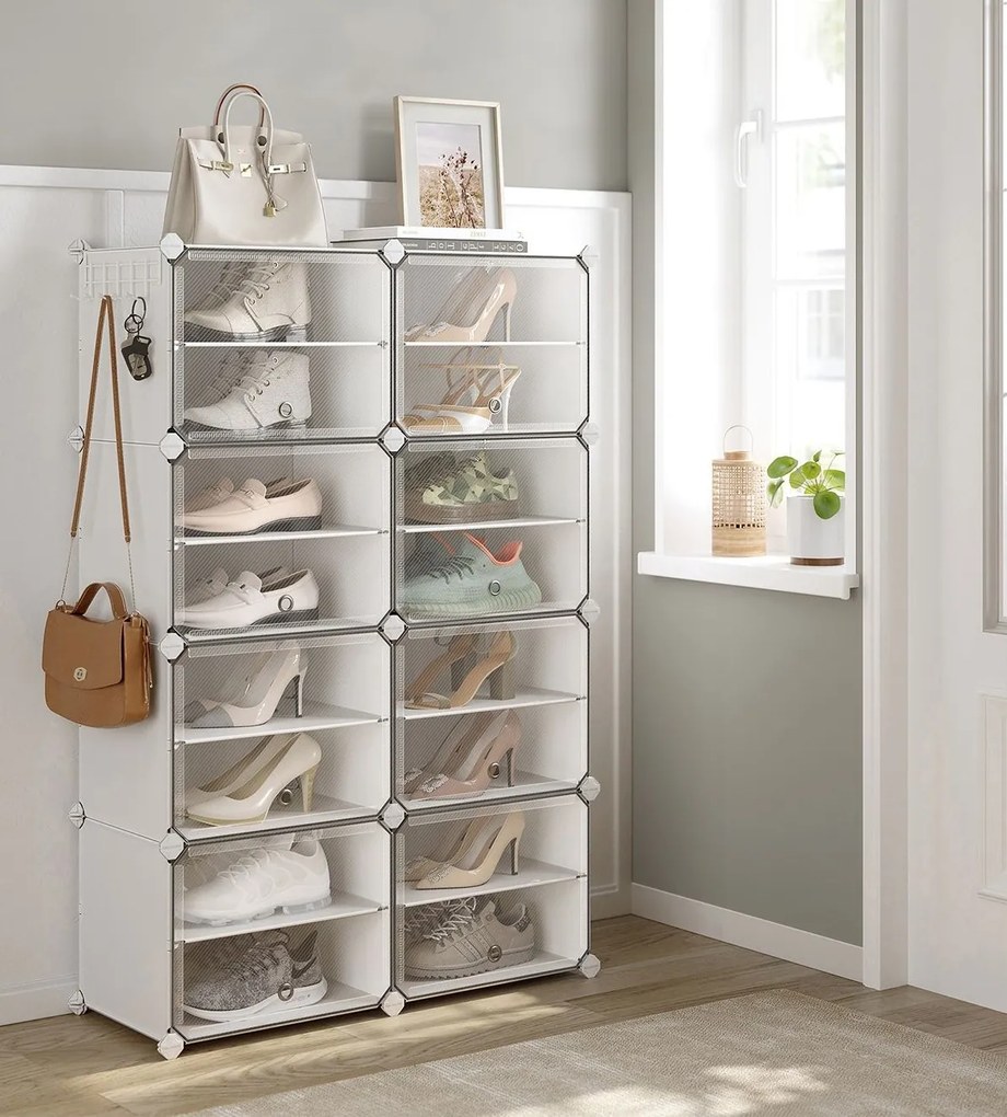 Pantofar modular AGMO 83x125 cm, alb