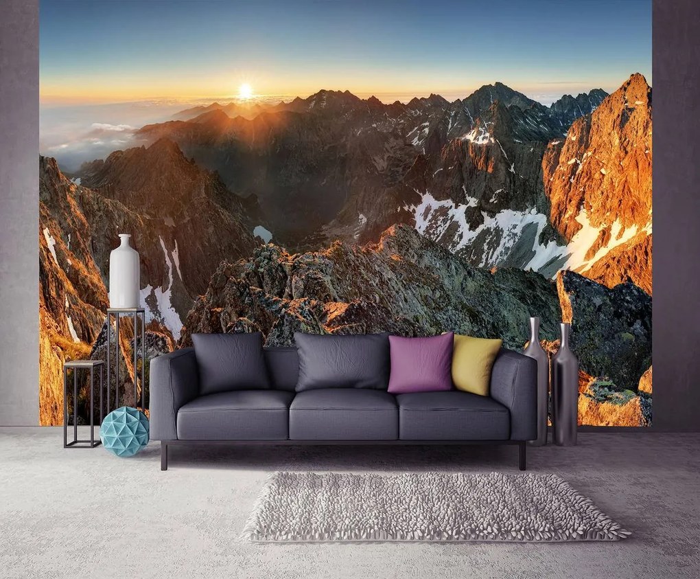 Fototapet - Rysy- Munții Tatra din Slovacia (152,5x104 cm)