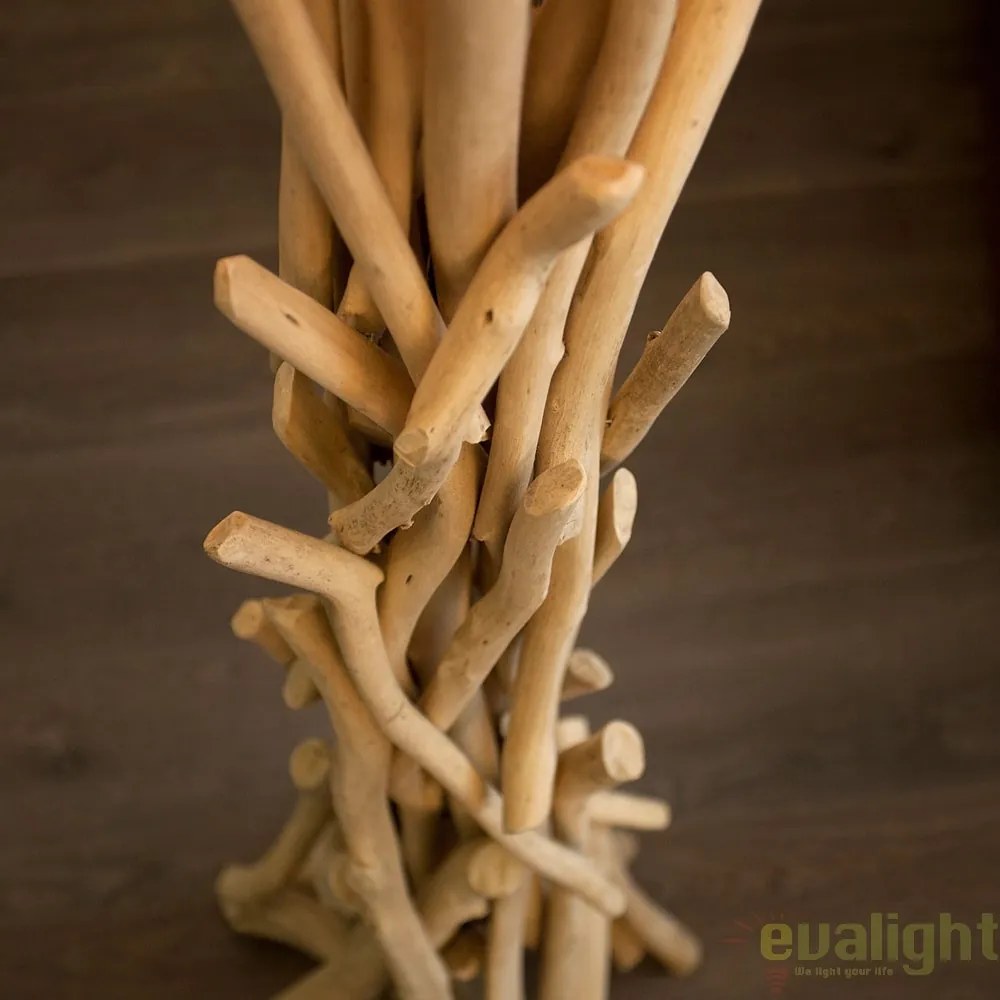 Lamparar deosebit / Lampa de podea cu design rustic Cara A-30208 VC