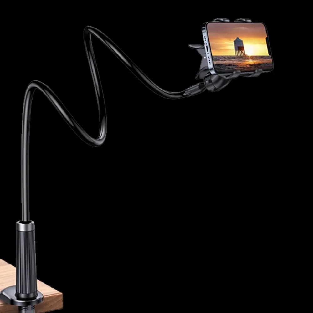 Suport de telefon brat flexibil de 90cm, fixare cu clips,negru UGREEN