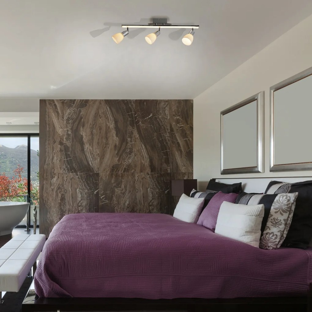 Plafoniera LED moderna cu 3 spoturi directionabile Ibiza 1233342 NV