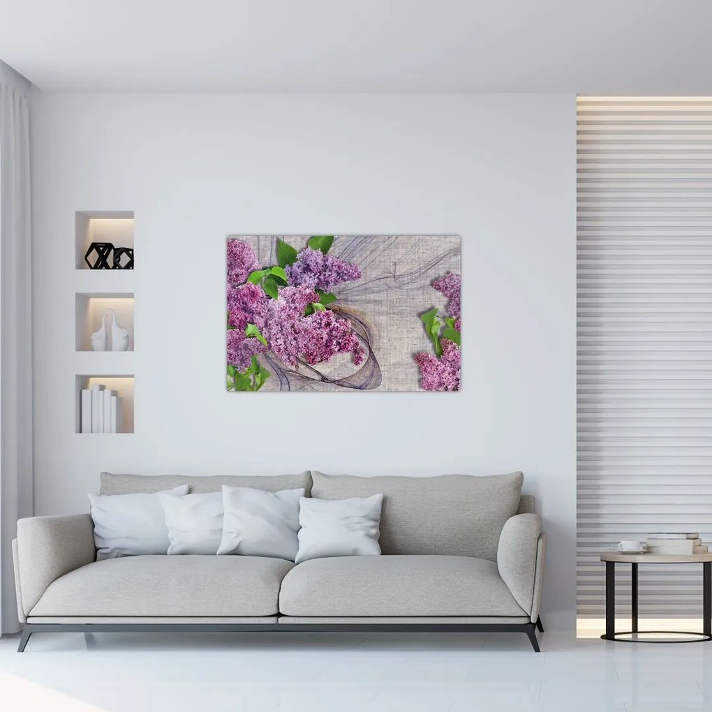 Tablou - Flori de liliac (90x60 cm)