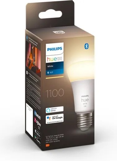 Bec LED dimabil Philips Hue WHITE E27/9,5W/230V 2700K