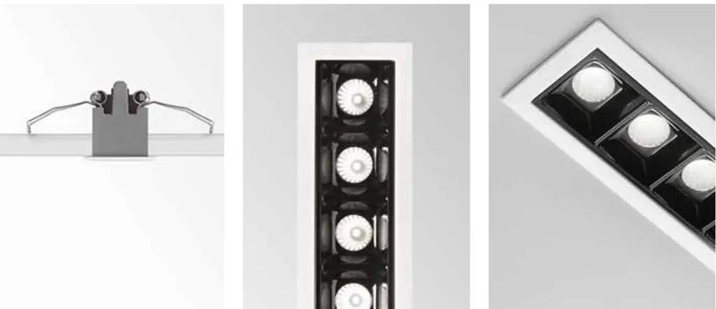 Corp incastrabil cu 5 spoturi LED LIKA FI TRIM 12W 4000K