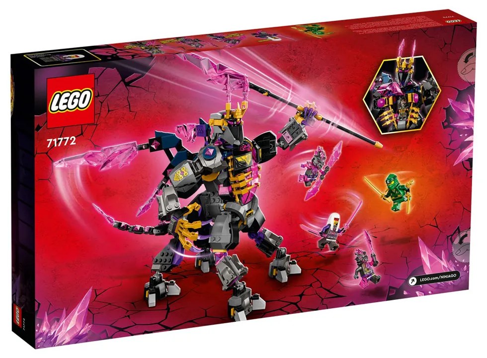 Set de construit LEGO Ninjago, Regele de Cristal, 722 piese