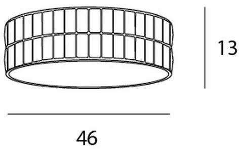 Plafonieră MAXLIGHT C0122 DIAMANTE 6xG9/42W/230V d. 46 cm crom