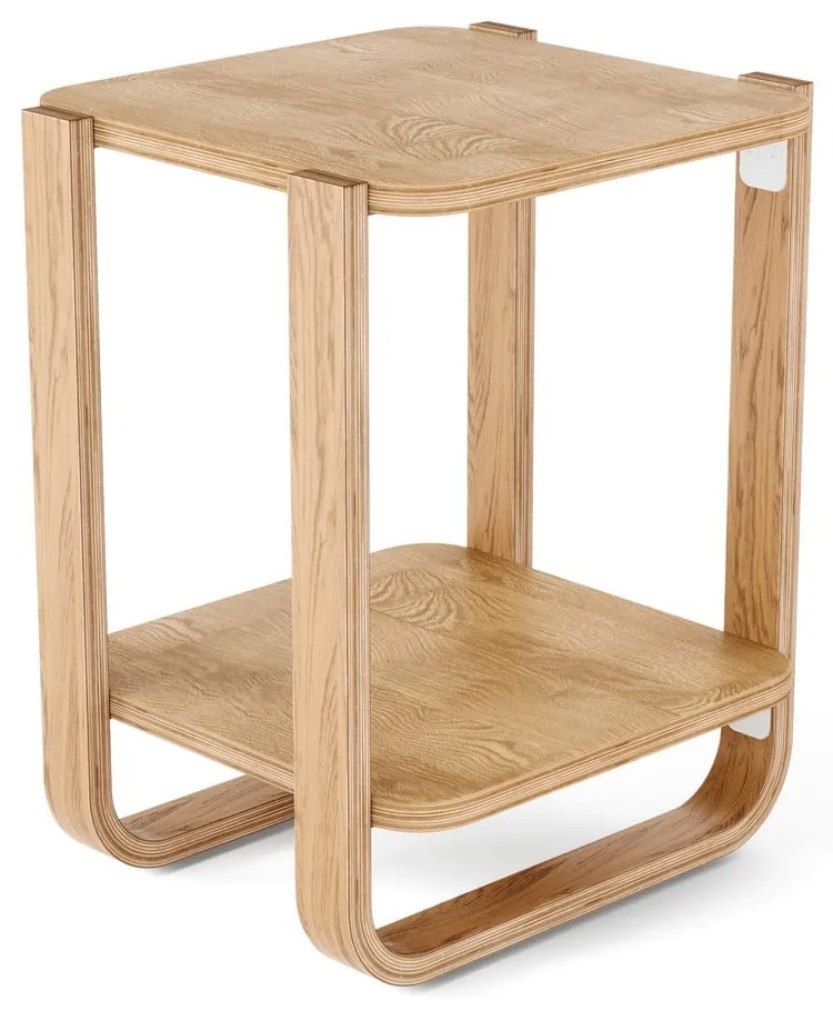 Măsuță auxiliară din lemn masiv de eucalipt 38x42 cm Bellwood – Umbra