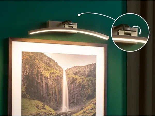 Paulmann 95560 - Lampă pentru tablouri BENTO, LED 8,5 W, 230 V, 40 cm, finisaj alamă