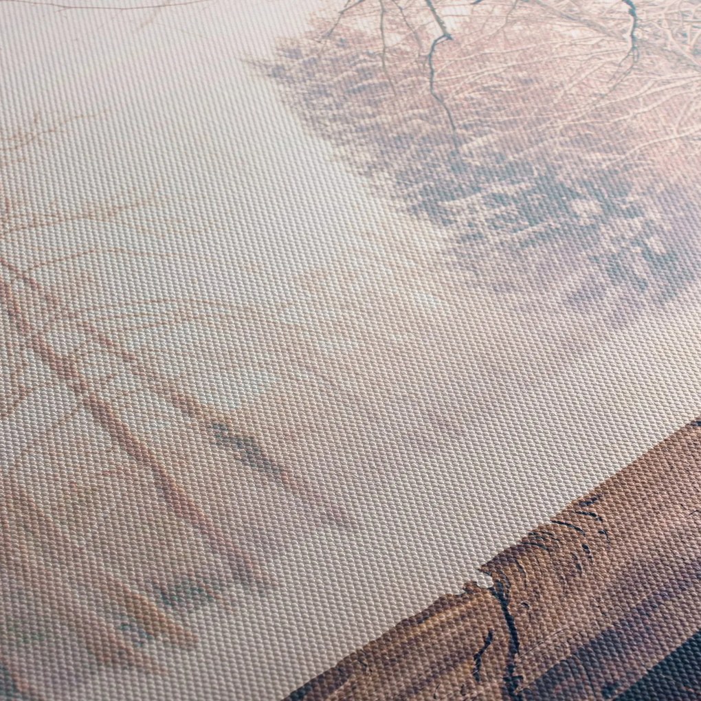 Tablou - Priveliște pădure (90x60 cm)