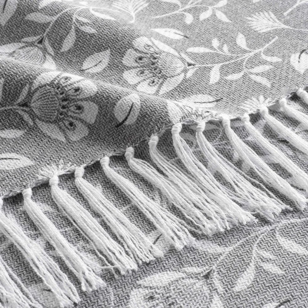 Pătură gri 125x150 cm Flavie – douceur d'intérieur