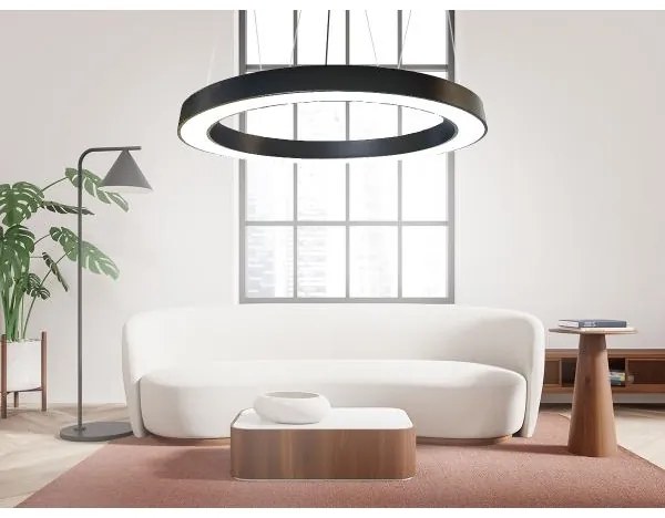 Lustră LED pe cablu LED/60W/230V 4000K d. 120 cm negru