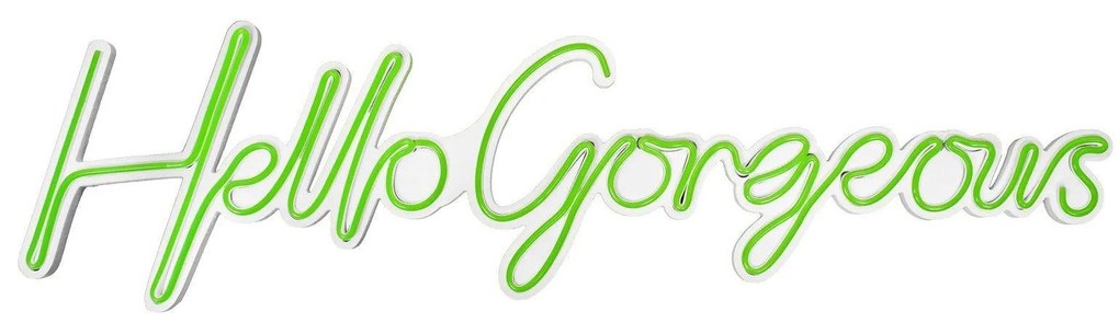 Aplica de Perete Neon Hello Gorgeous, 75 x 18 cm