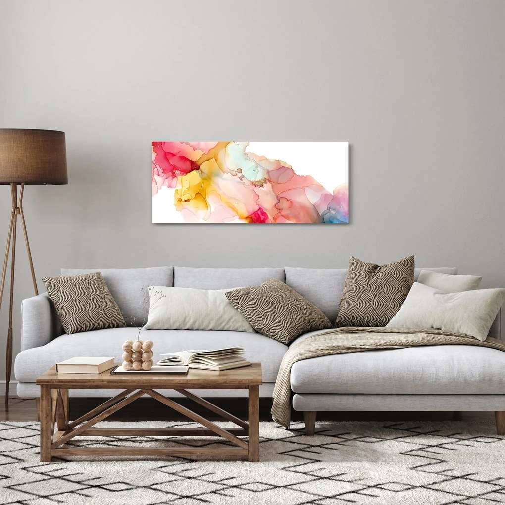 Tablou - Abstract din cerneală (120x50 cm)