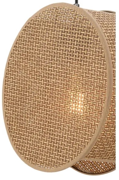 Pendul pe cablu BIG DRUM 1xE27/60W/230V maro