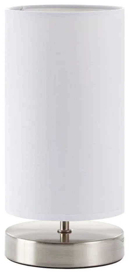 Brilliant - Lampă de masă CLARIE 1xE14/40W/230V crom mat/alb