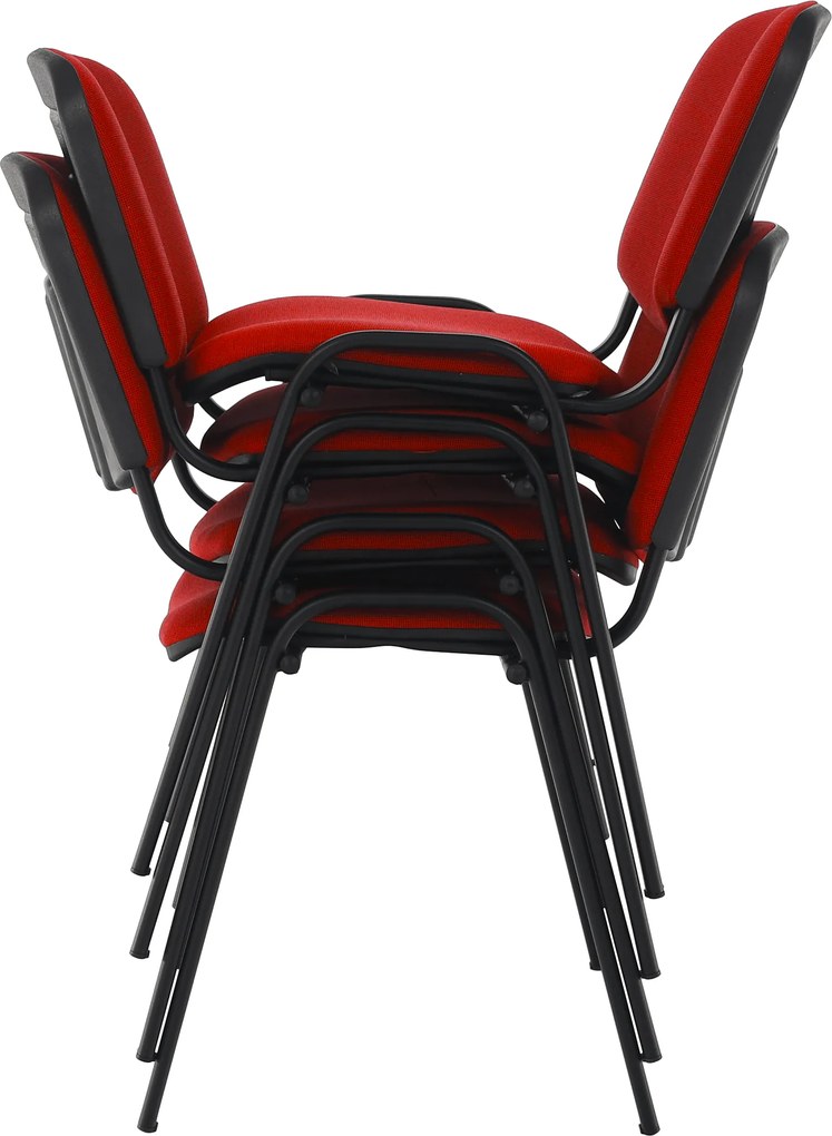 Scaun de birou, roşu, ISO NEW