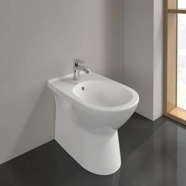 Villeroy & Boch O.NOVO 54610001 - Bideu pe podea, 57 x 36 cm, ceramică, alb