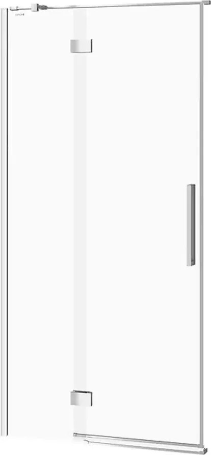 Usa de nisa batanta Cersanit Crea 100 cm sticla 8 mm crom stanga