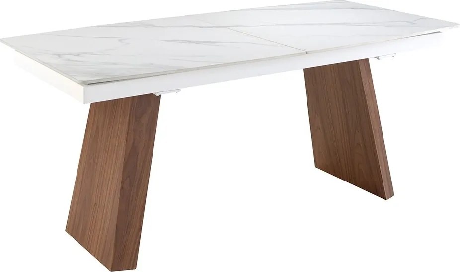 Masa extensibila deosebita design LUX Porcelain Marble 180-230cm
