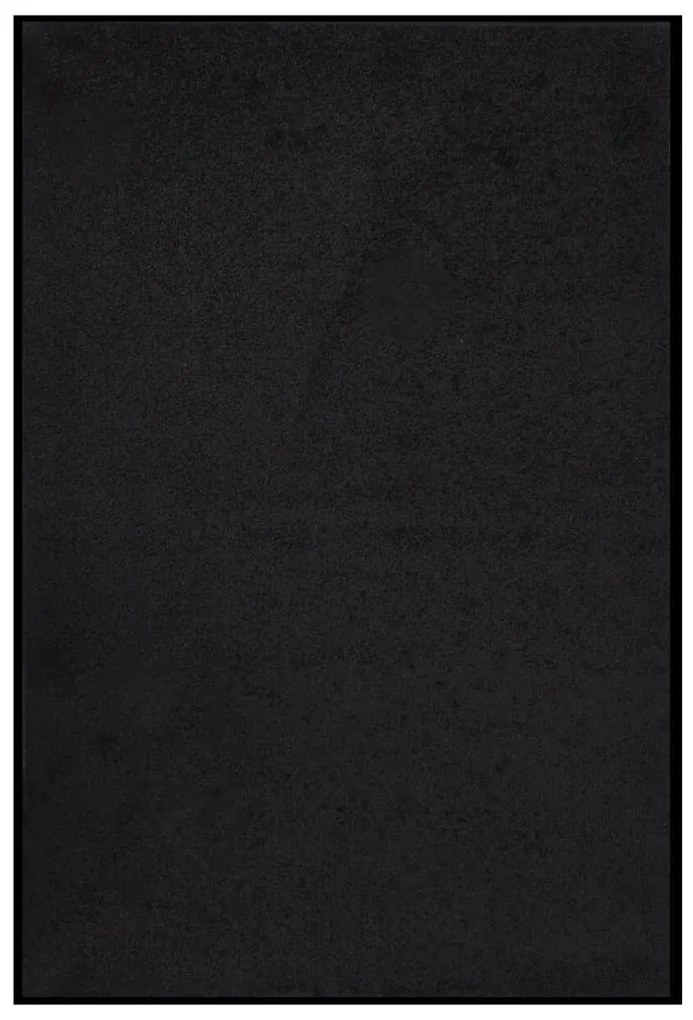 vidaXL Covoraș de ușă, negru, 80x120 cm