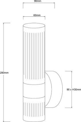 Aplica de perete AMBIENTE LED/6W/230V 3000/4000/6000K, aurie