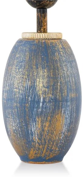 Lampă de masă RAMZES 1xE27/40W/230V crem/albastru