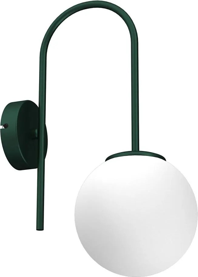 Aplica de perete CAMBRIDGE 1xE14/15W/230V verde