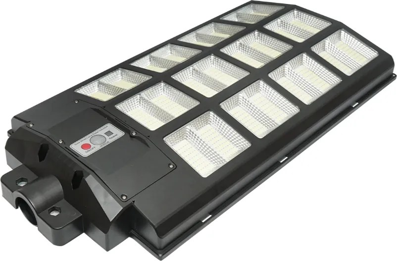 Lampa solara LED iluminat stradal 1200W, 6500K, IP65 cu panou solar senzor de miscare telecomanda