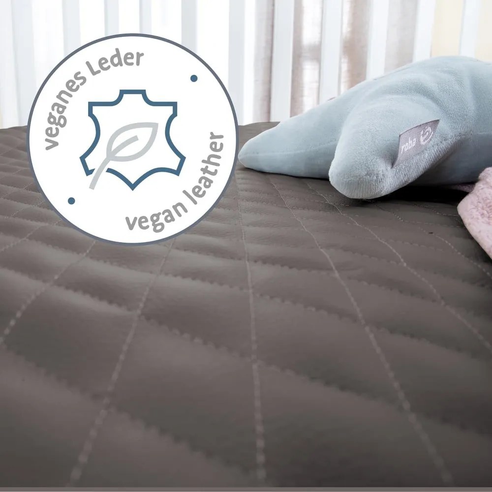 Țarc pentru copii alb cu înălțime reglabilă/cu roți – Roba