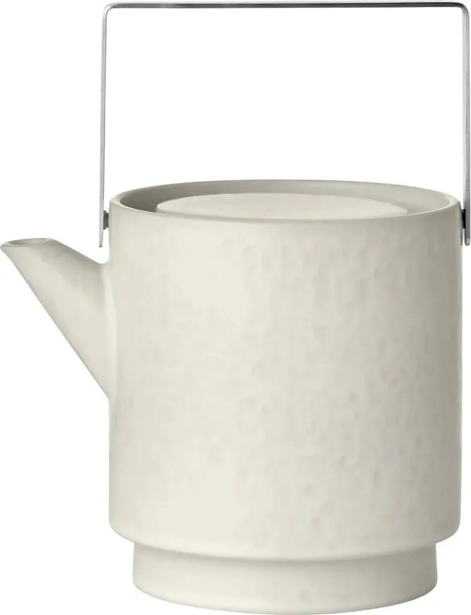 Ceainic crem cu filtru din gresie ceramică 1 l Makoto – Blomus