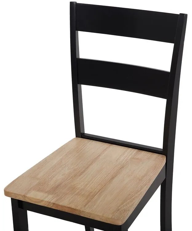Set 2 buc. scaune pentru sufragerie Georgi (negru). 1010070