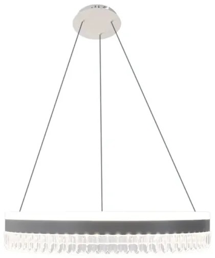 Lustră LED dimabilă pe cablu LED/80W/230V 3000-6500K alb + telecomandă