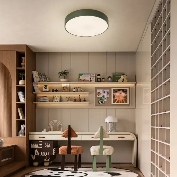 Brilagi - Plafonieră LED dimabilă POOL LED/48W/230V 3000-6000K 40 cm verde+telecomandă