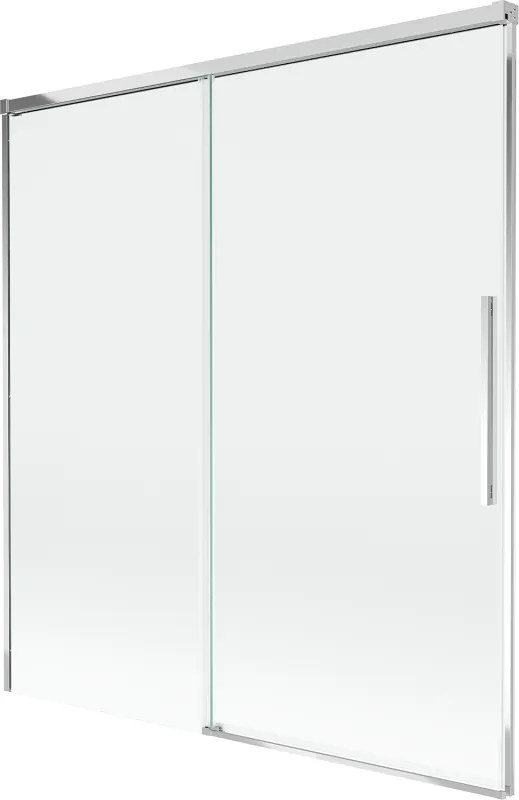 Mexen Rox paravan baie cu 2 canaturi glisante 150 x 150 cm, transparent, crom - 8C9-150-001-01-00